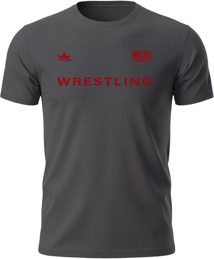 Freedom Wrestling Unisex T-Shirt (Charcoal)
