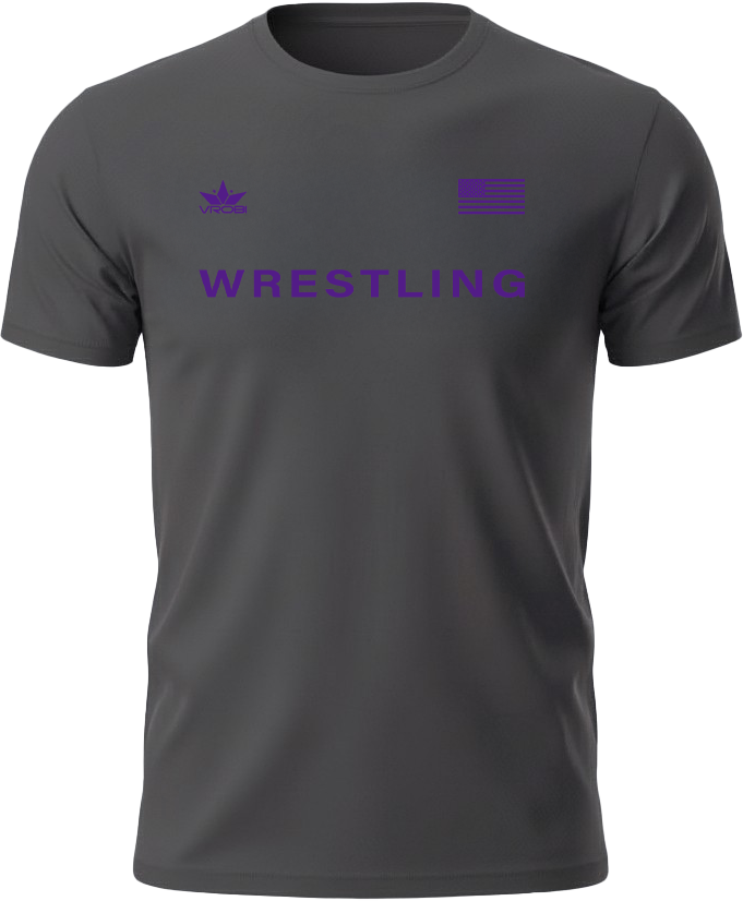 Freedom Wrestling Unisex T-Shirt (Charcoal)
