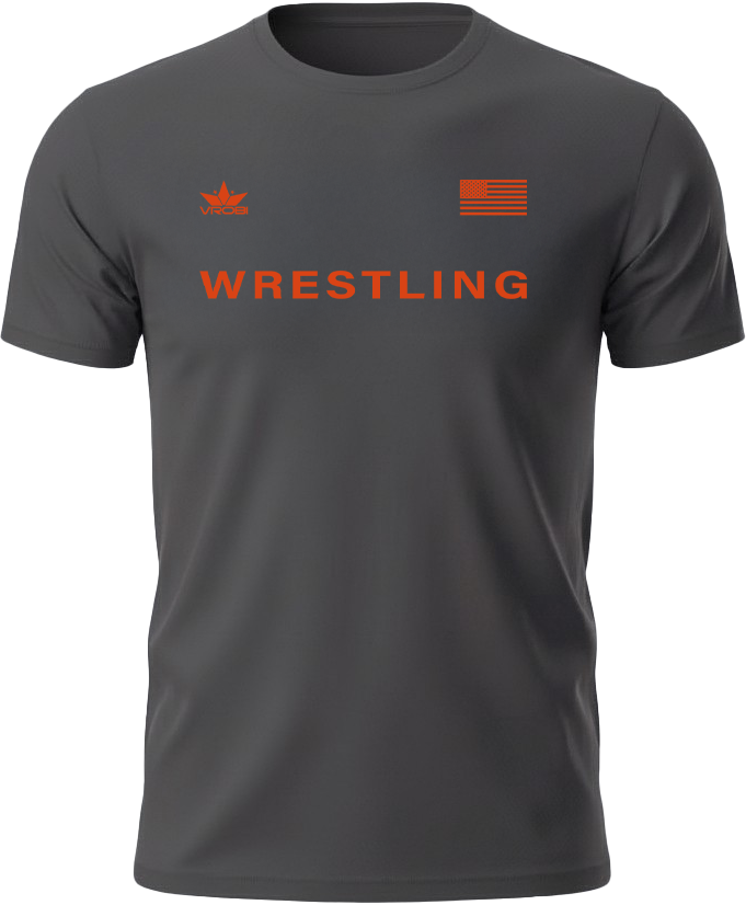 Freedom Wrestling Unisex T-Shirt (Charcoal)