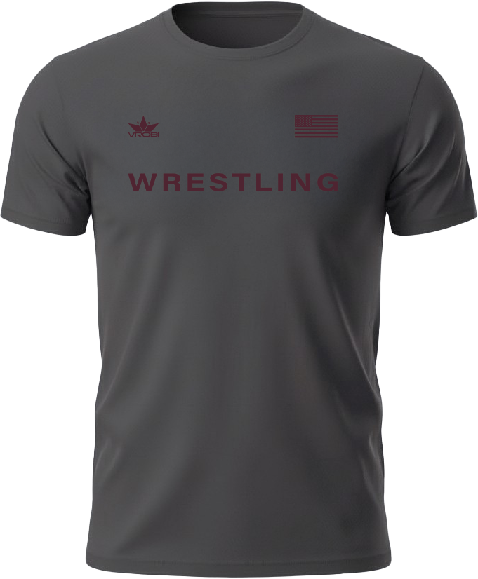 Freedom Wrestling Unisex T-Shirt (Charcoal)