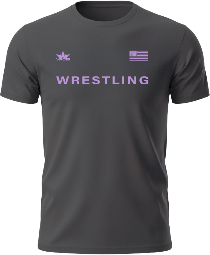Freedom Wrestling Unisex T-Shirt (Charcoal)