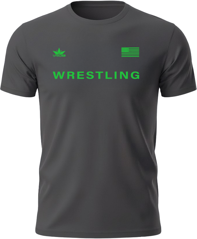 Freedom Wrestling Unisex T-Shirt (Charcoal)
