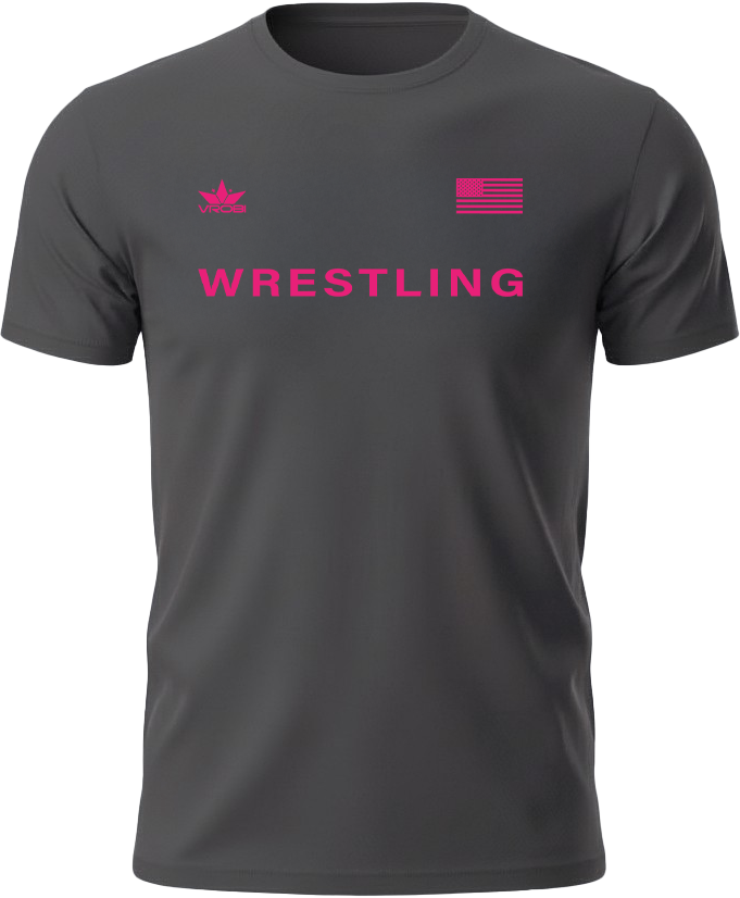 Freedom Wrestling Unisex T-Shirt (Charcoal)