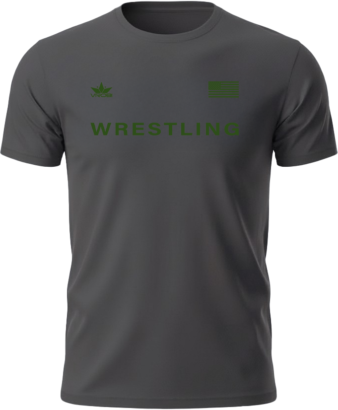 Freedom Wrestling Unisex T-Shirt (Charcoal)