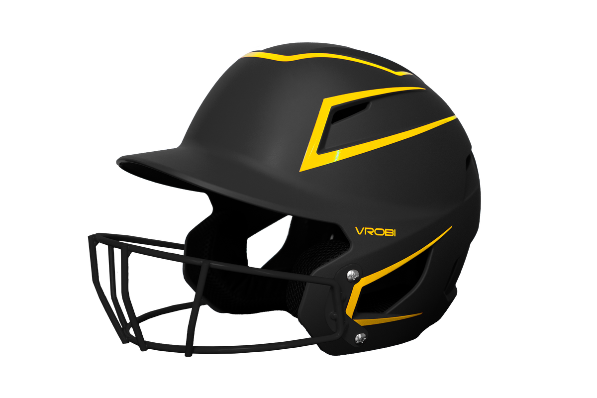 Arsenal Fastpitch Softball Batting Helmet- Two-Tone- Black