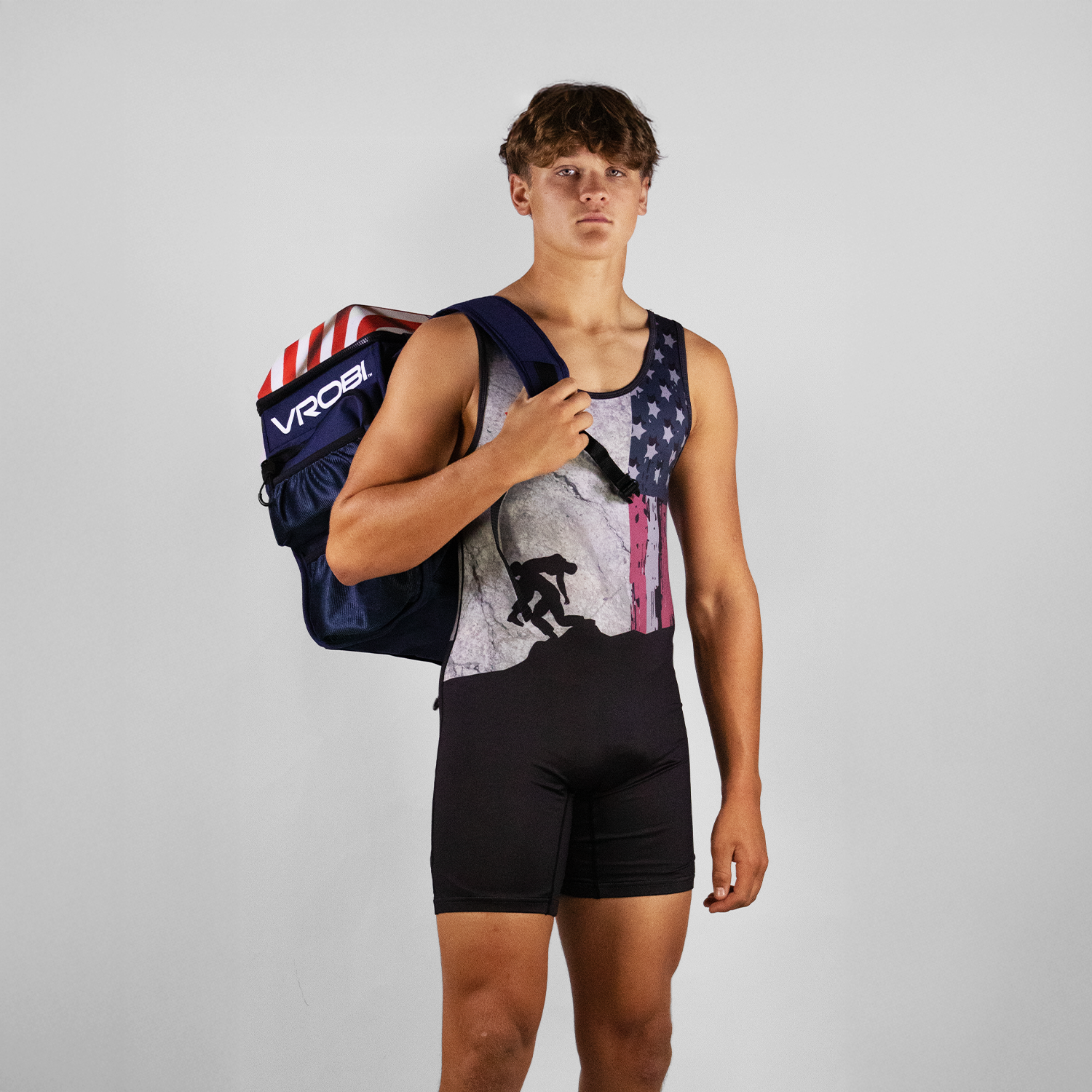 Men's Wrestling Singlet- Military Tribute