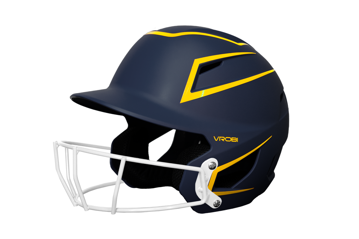 Arsenal Fastpitch Softball Batting Helmet- Two-Tone- Navy