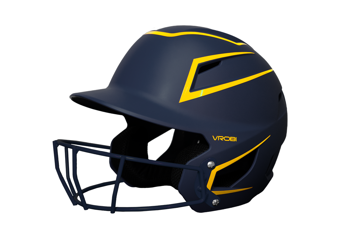 Arsenal Fastpitch Softball Batting Helmet- Two-Tone- Navy