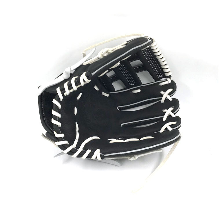 One Nation RHT 12.25-Inch H Web Fielders Glove Black/White