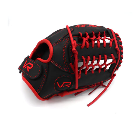 One Nation RHT 11.75-Inch Modified T Web Fielders Glove Black/Red