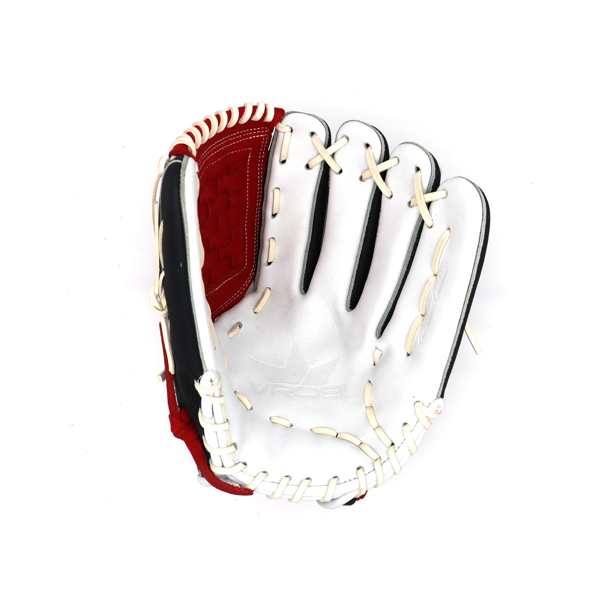 Red, White, and Black Glove