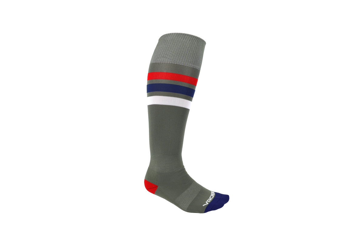 Striped Baseball and Softball Sock