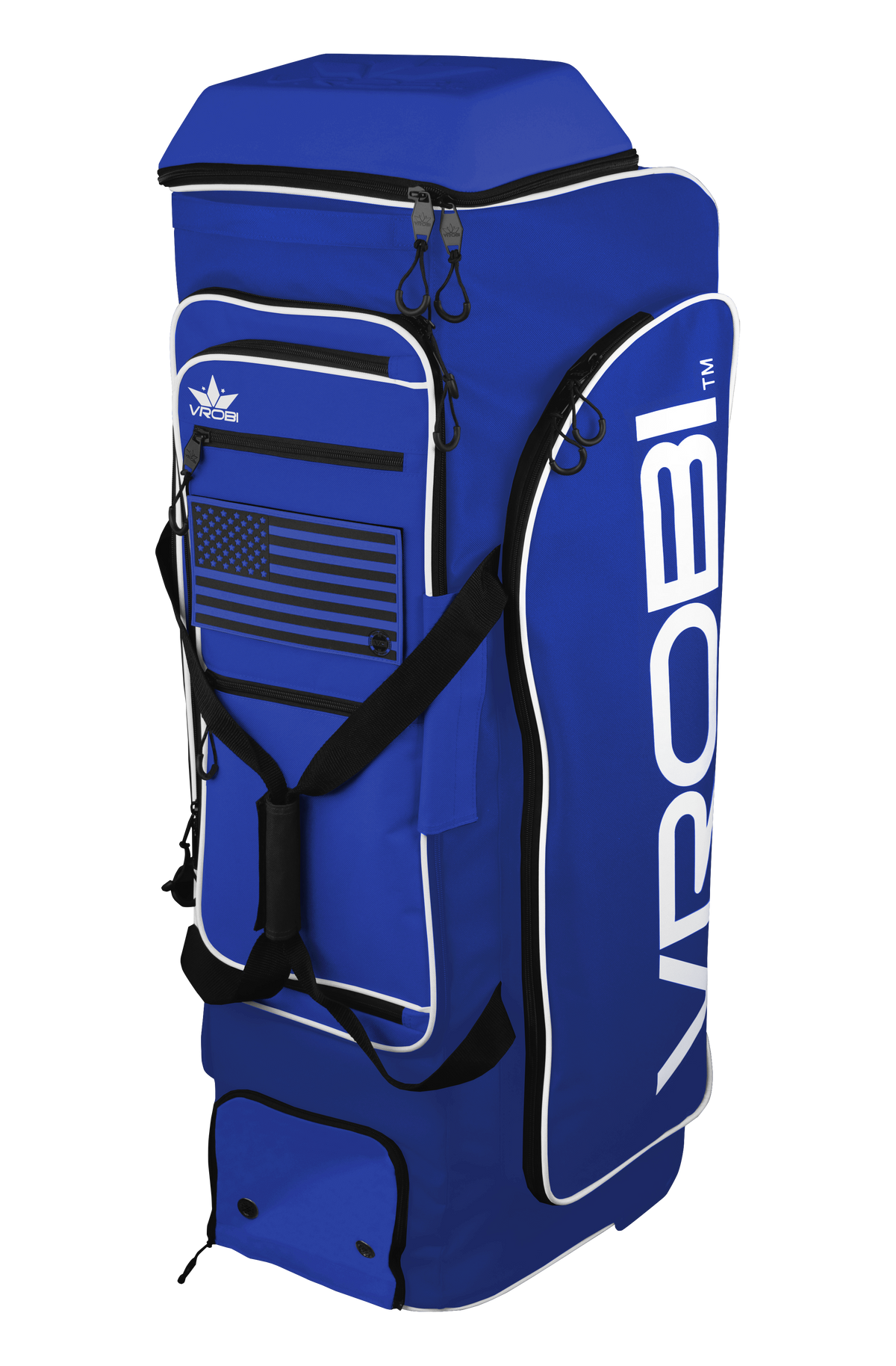 Royal Blue Baseball and Softball Wheeled Catchers Bag