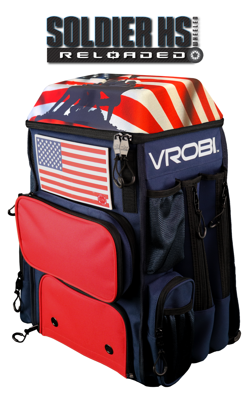 SOLDIER HS RELOADED ONE NATION MILITARY TRIBUTE EDITION WHEELED BAG