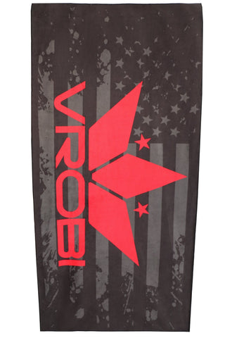 Ghost Stars and Stripes Beach Towel